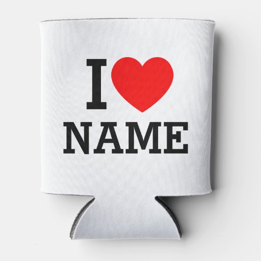 Ik hartnaam blikjeskoeler (Voorkant)