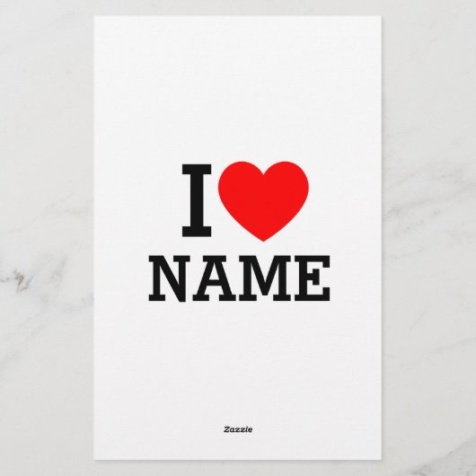 Ik hartnaam briefpapier (Achterkant)
