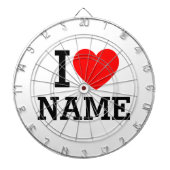 Ik hartnaam dartbord (Voorkant)