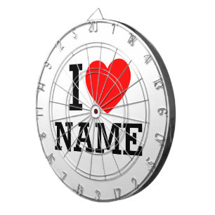 Ik hartnaam dartbord
