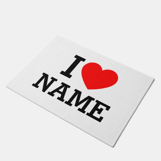 Ik hartnaam deurmat (Schuin)