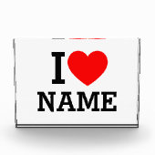 Ik hartnaam fotoblokken (Voorkant)