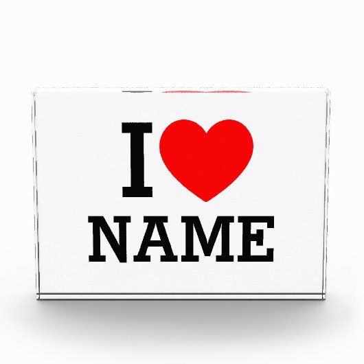 Ik hartnaam fotoblokken (Voorkant)