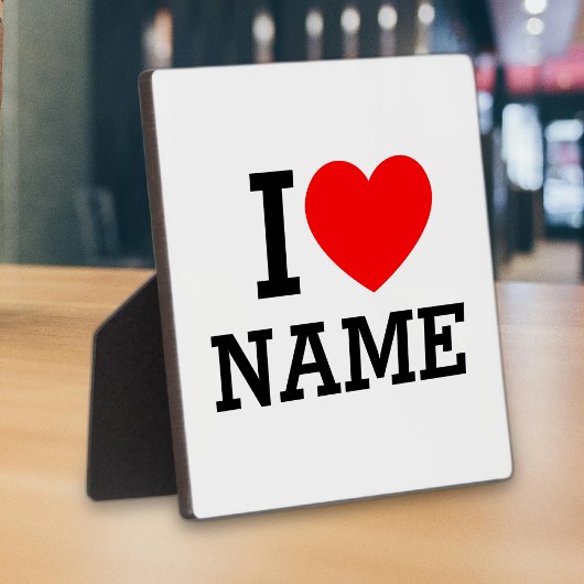 Ik hartnaam fotoplaat