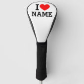 Ik hartnaam golfheadcover (Voorkant)
