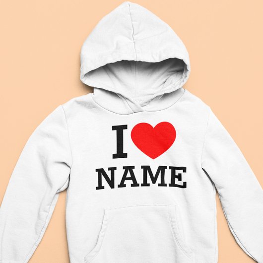 Ik hartnaam hoodie