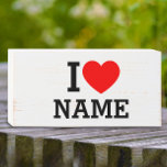 Ik hartnaam houten kist print<br><div class="desc">Schrijf uw gewenste Naam of Tekst op de naamSectie.</div>
