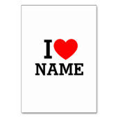 Ik hartnaam kaart (Voorkant)