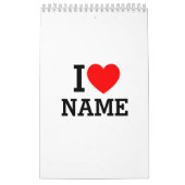 Ik hartnaam kalender (Hoes)