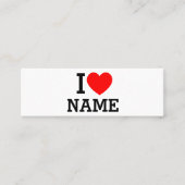 Ik hartnaam klantenkaartje (Voorkant)
