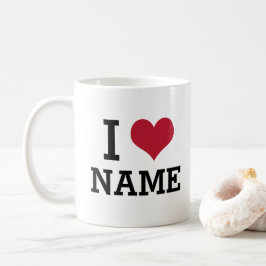 Ik hartnaam koffiemok