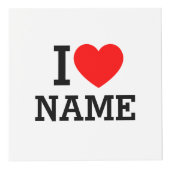 Ik hartnaam kubus (Voorkant)