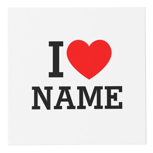 Ik hartnaam kubus (Voorkant)