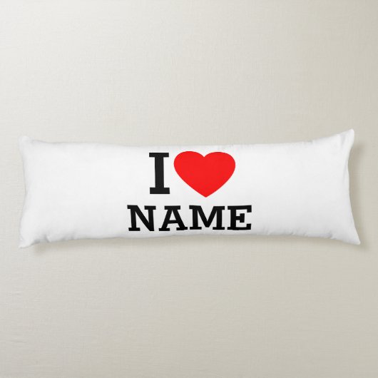 Ik hartnaam lichaamskussen (Achterkant)