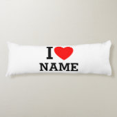 Ik hartnaam lichaamskussen (Voorkant)