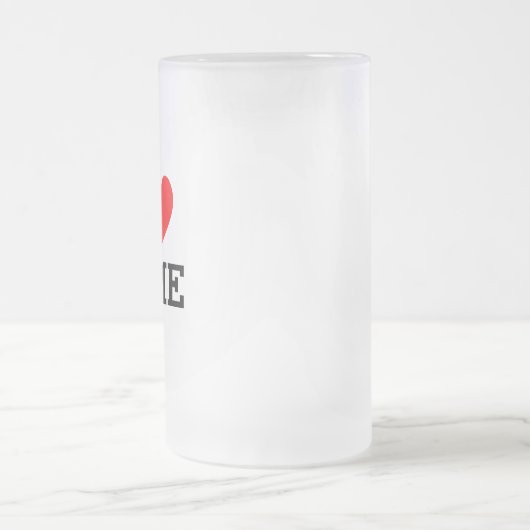 Ik hartnaam matglas bierpul (Center)