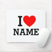 Ik hartnaam muismat (Met muis)