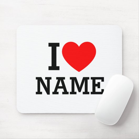 Ik hartnaam muismat (Met muis)