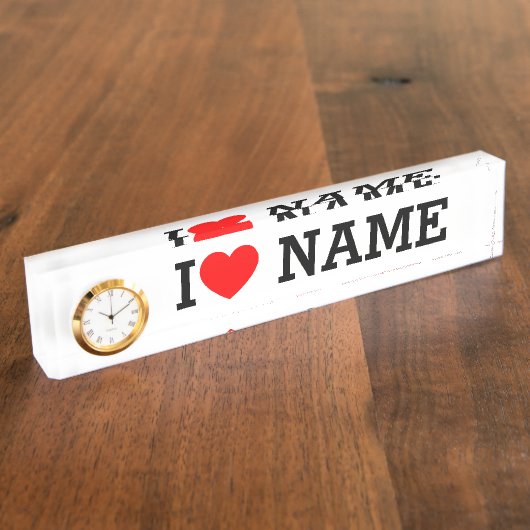 Ik hartnaam naambordje (Zijkant)
