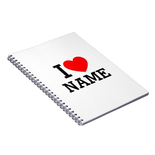 Ik hartnaam notitieboek (Rechterzijde)
