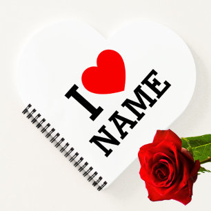 Ik hartnaam notitieboek