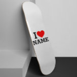 Ik hartnaam persoonlijk skateboard<br><div class="desc">Schrijf uw gewenste Naam of Tekst op de naamSectie.</div>