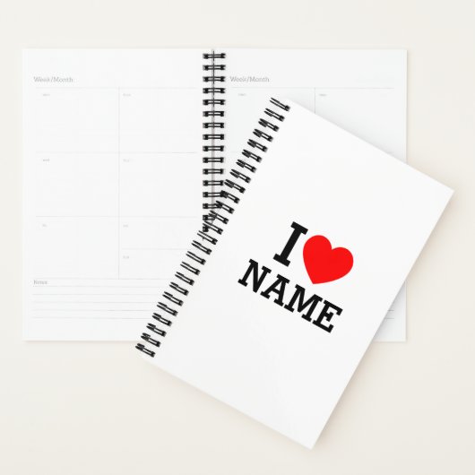 Ik hartnaam planner (Display)