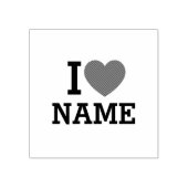 Ik hartnaam rubberstempel (Afrduk)