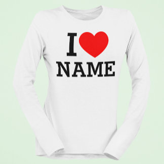 Ik hartnaam t-shirt