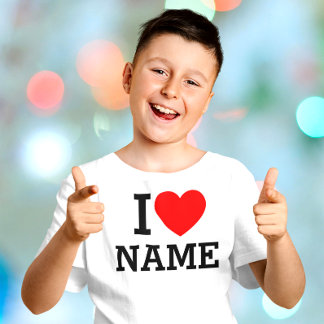 Ik hartnaam t-shirt