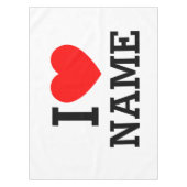 Ik hartnaam tafelkleed (Voorkant)