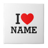 Ik hartnaam tegeltje (Voorkant)