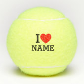Ik hartnaam tennisballen (Voorkant)
