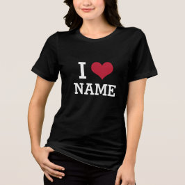 Ik hartnaam Tri-Blend shirt