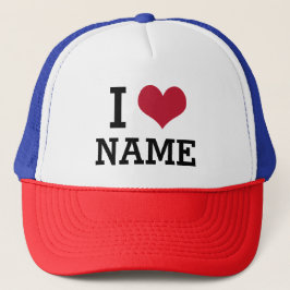 Ik hartnaam trucker pet