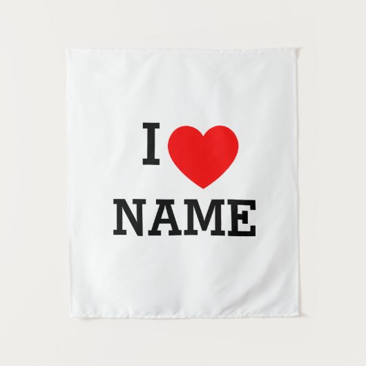 Ik hartnaam wandkleed (Voorkant)