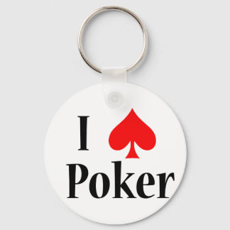 Ik hartpoker sleutelhanger