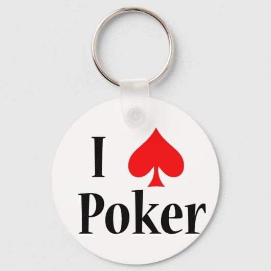 Ik hartpoker sleutelhanger (Voorkant)