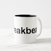 Ik hartslag tweekleurige koffiemok (Voorkant rechts)