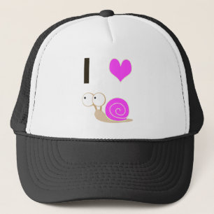 Ik hartslakken - Roze Trucker Pet