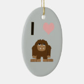 Ik hartstocht keramisch ornament (Rechts)