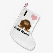 Ik hartstocht kleine kerstsok (Voorkant (Hangend))