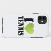 Ik harttennis Case-Mate iPhone case (Achterkant (horizontaal))
