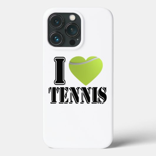 Ik harttennis | Ik hou van tennis Case-Mate iPhone Case (Achterkant)
