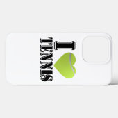 Ik harttennis | Ik hou van tennis Case-Mate iPhone Case (Achterkant (horizontaal))