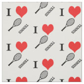 Ik harttennis stof (Swatch)