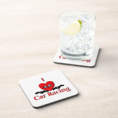 Ik hartwagen Racing Drankjes Onderzetter (Rechterzijde)