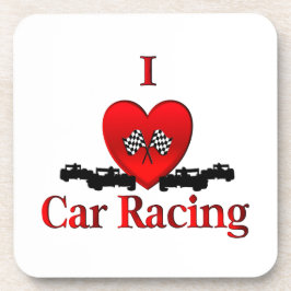 Ik hartwagen Racing Drankjes Onderzetter