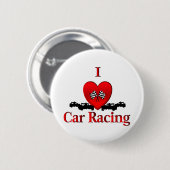 Ik hartwagen Racing Ronde Button 5,7 Cm (Voorkant /achterkant)