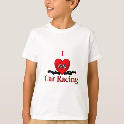 Ik hartwagen Racing T-shirt (Voorkant)